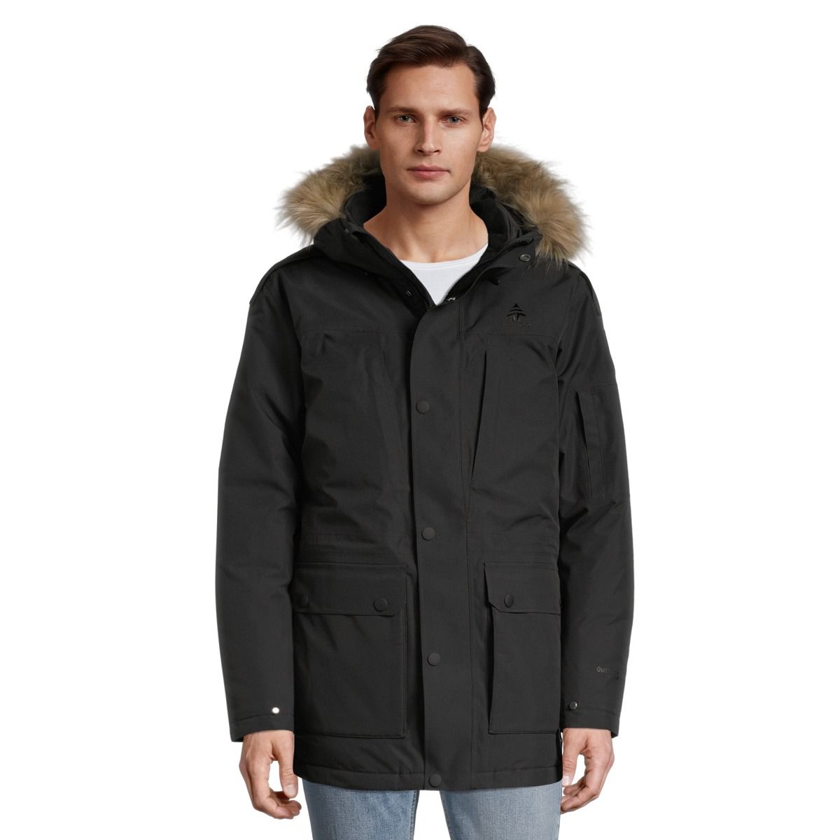 Woods Men's Avens Winter Parka/Jacket, Long, Insulated, Hooded
